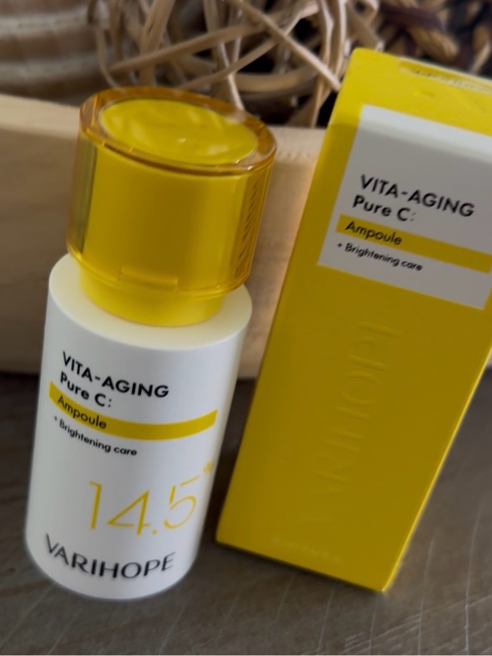 Vita-Aging Pure C Cream — Brightening Moisturizer Varihope Ampoule New in Box